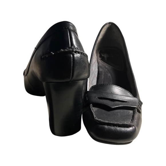 𝅺mootsie Tootsie Loafers black heels - Picture 2 of 4